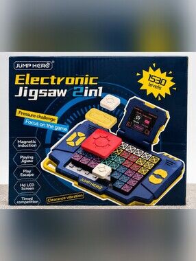 Jump Hero Electronic Jigsaw 2-in-1 Puzzle Game | 1530 Levels | Brain Teaser STEM